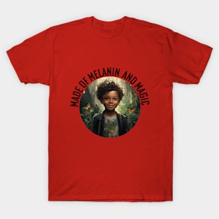 Made of Melanin and Magic Boy 2 T-Shirt